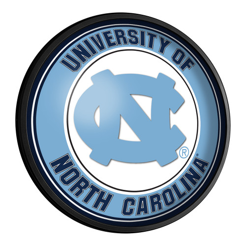 North Carolina Tar Heels Round Slimline Lighted Wall Sign