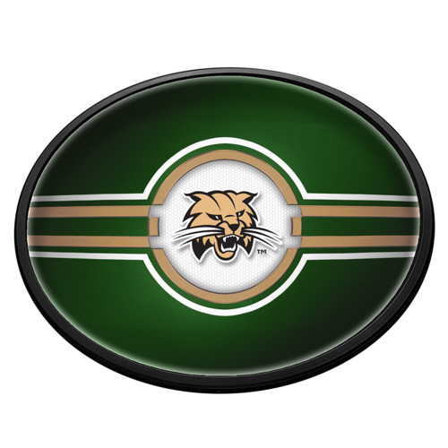 Ohio Bobcats Oval Slimline Lighted Wall Sign