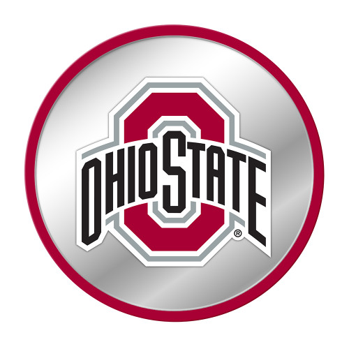 Ohio State Buckeyes Modern Disc Mirrored Wall Sign