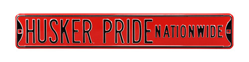 Nebraska Cornhuskers Pride Street Sign