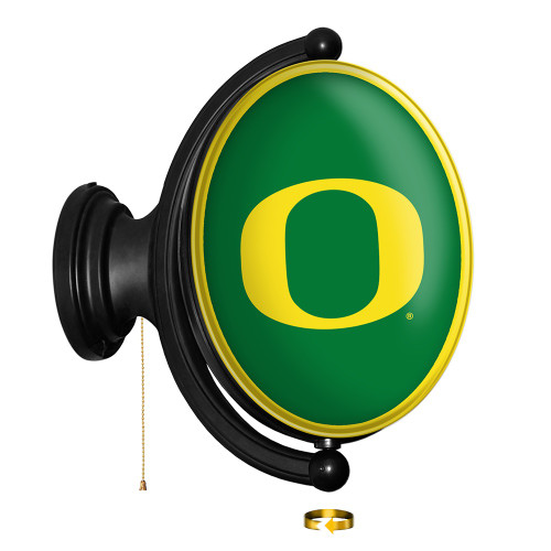 Oregon Ducks Oval Rotating Lighted Wall Sign