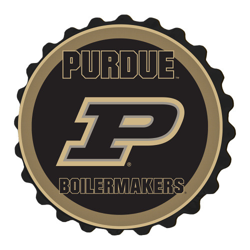Purdue Boilermakers Bottle Cap Wall Sign