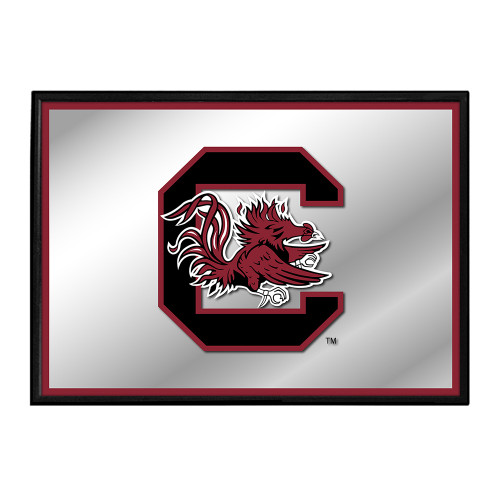 South Carolina Gamecocks Horizontal Framed Mirrored Wall Sign