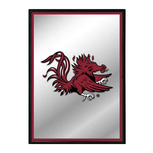 South Carolina Gamecocks Vertical Framed Mirrored Wall Sign