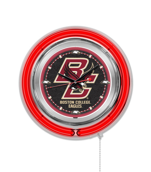 Boston College Eagles Neon Clock