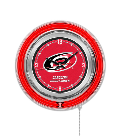 Carolina Hurricanes Neon Clock