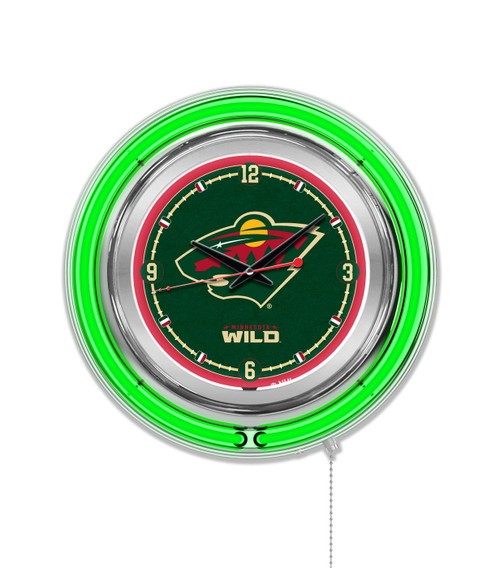 Minnesota Wild Neon Clock