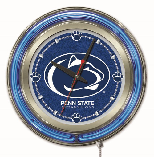 Penn State Nittany Lions Neon Clock
