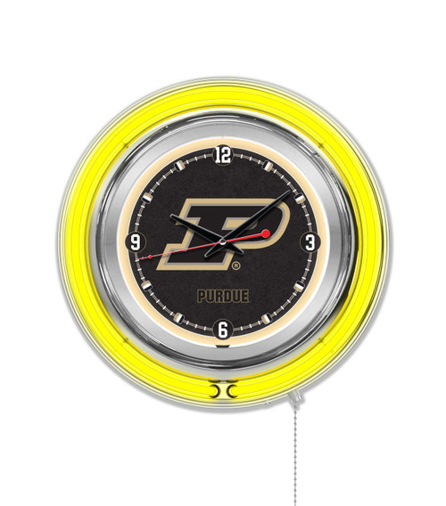 Purdue Boilermakers Neon Clock