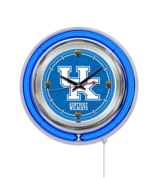Kentucky Wildcats UK Neon Clock