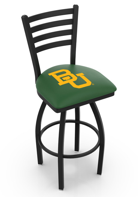 Baylor Bears Swivel Bar Stool with Ladder Style Back