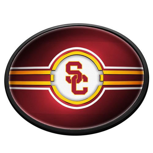 USC Trojans Oval Slimline Lighted Wall Sign