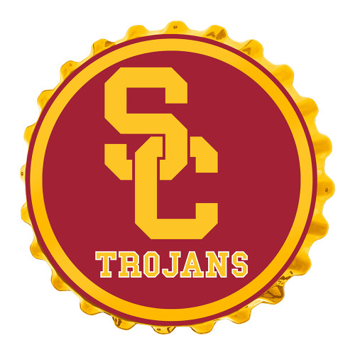 USC Trojans Bottle Cap Wall Sign