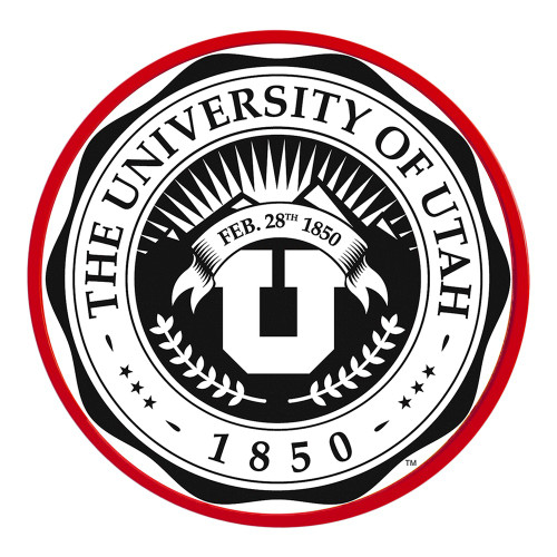 Utah Utes Modern Disc Wall Sign