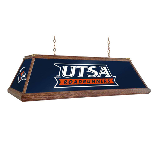 Texas San Antonio Roadrunners Premium Wood Pool Table Light