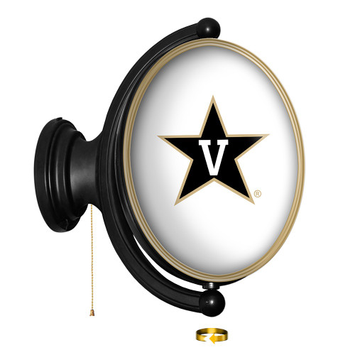 Vanderbilt Commodores Oval Rotating Lighted Wall Sign