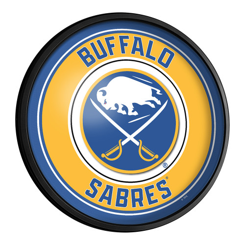 Buffalo Sabres Round Slimline Lighted Wall Sign