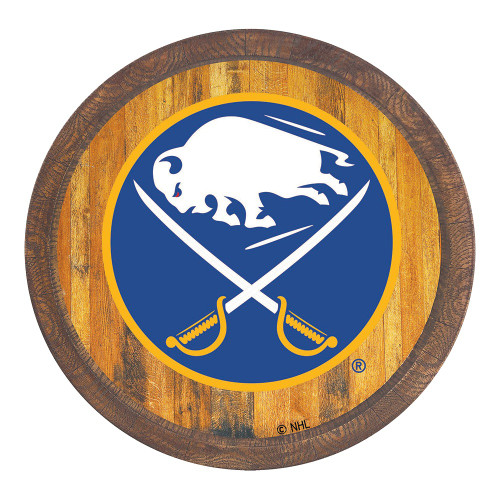 Buffalo Sabres ""Faux"" Barrel Top Sign