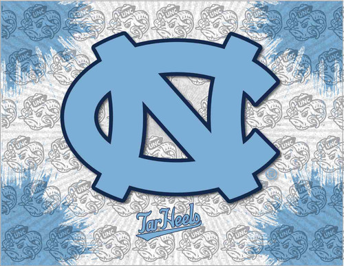 North Carolina Tar Heels Logo Canvas Print