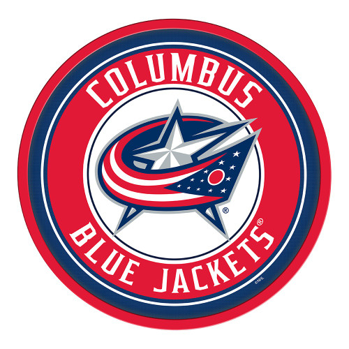 Columbus Blue Jackets Modern Disc Wall Sign