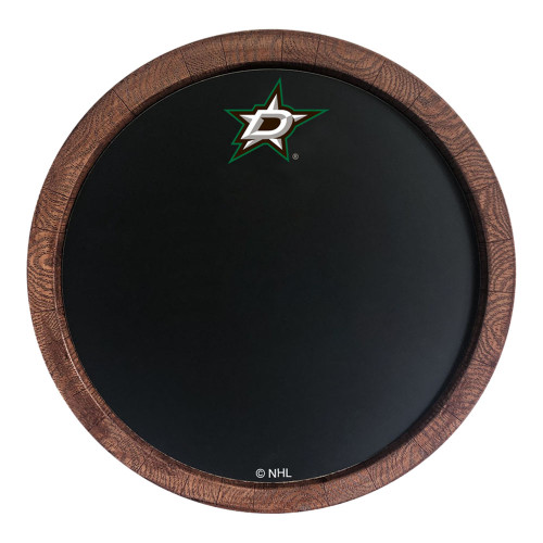 Dallas Stars Chalkboard ""Faux"" Barrel Top Sign