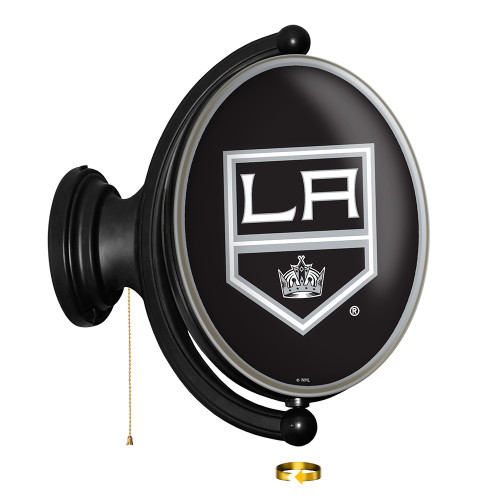 Los Angeles Kings Oval Rotating Lighted Wall Sign