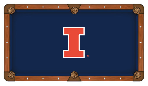 Illinois Fighting Illini Pool Table Cloth