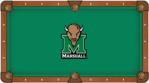 Marshall Thundering Herd Pool Table Cloth