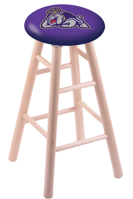 James Madison Dukes Maple Wood Bar Stool