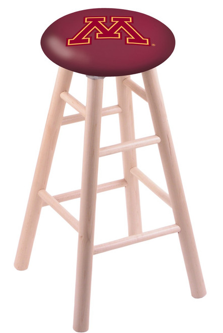 Minnesota Golden Gophers Maple Wood Bar Stool