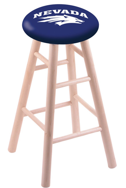 Nevada Wolf Pack Maple Wood Bar Stool