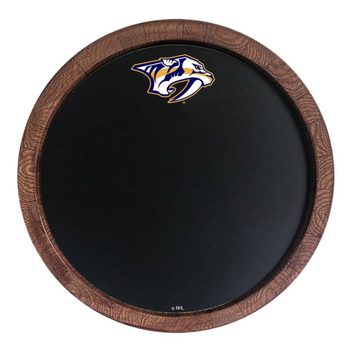 Nashville Predators Chalkboard ""Faux"" Barrel Top Sign