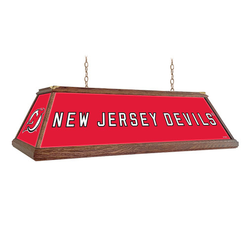 New Jersey Devils Premium Wood Pool Table Light