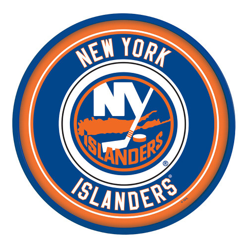 New York Islanders Modern Disc Wall Sign