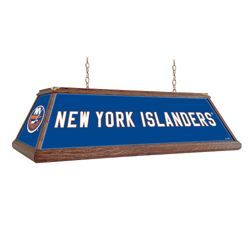 New York Islanders Premium Wood Pool Table Light