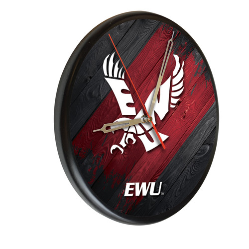 Eastern Washington Eagles Digitally Printed Wood Clock