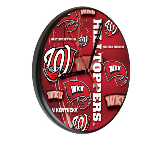 Western Kentucky Hilltoppers Digitally Printed Wood Clock