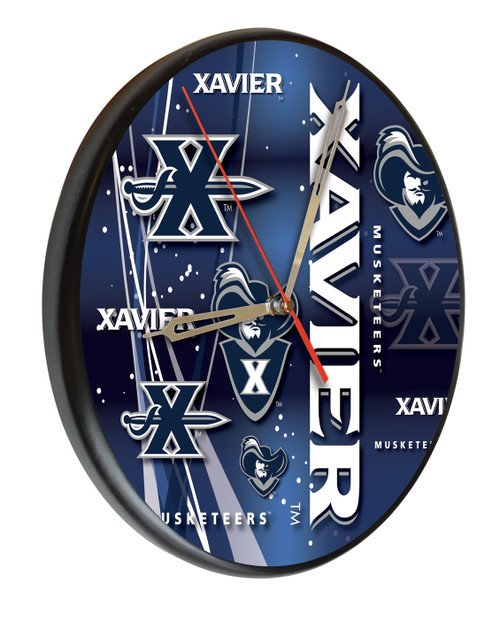 Xavier Musketeers Digitally Printed Wood Clock