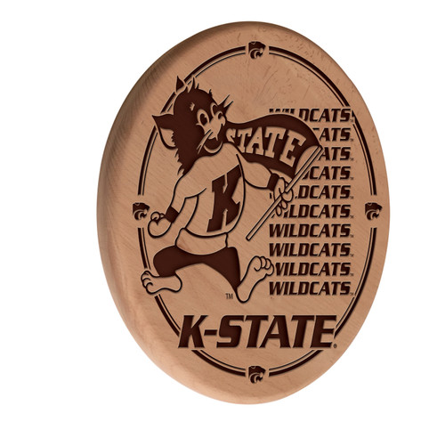 Kansas State Wildcats Laser Engraved Wood Sign