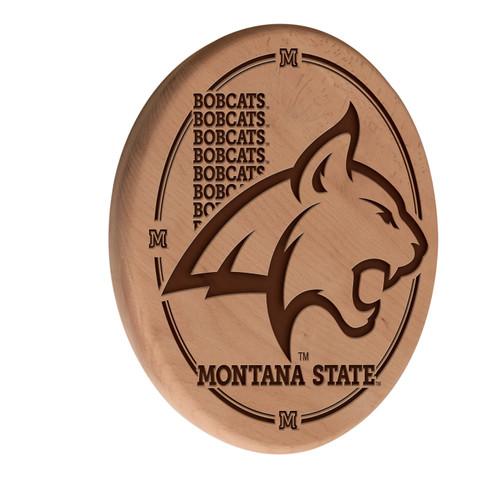 Montana State Bobcats Laser Engraved Wood Sign