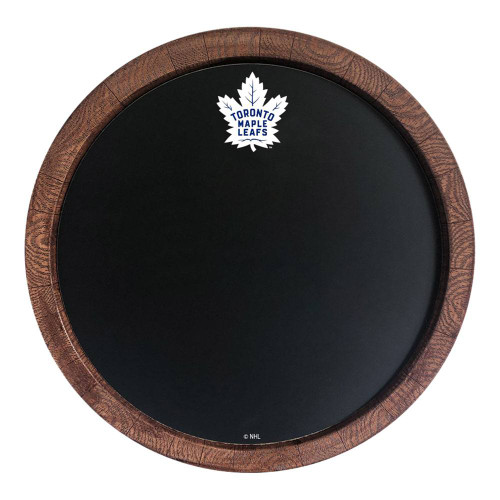 Toronto Maple Leafs Chalkboard ""Faux"" Barrel Top Sign