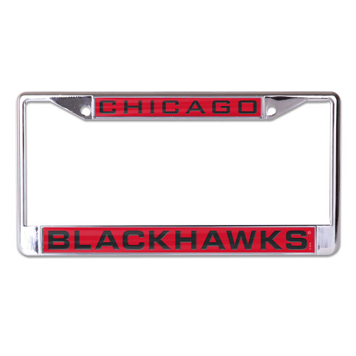 Chicago Blackhawks Metal License Plate Frame