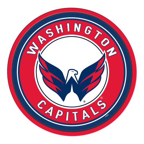 Washington Capitals Modern Disc Wall Sign