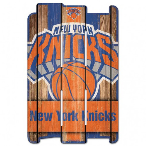 New York Knicks Wood Fence Sign