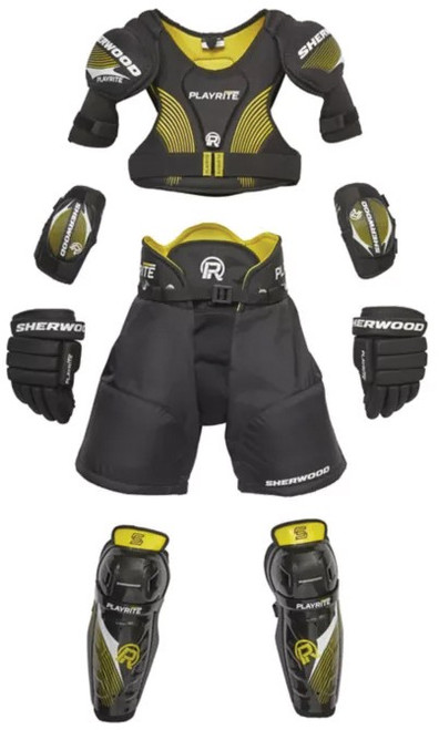 Sher-Wood Playrite Basic Youth Hockey Kit - Re-Packaged