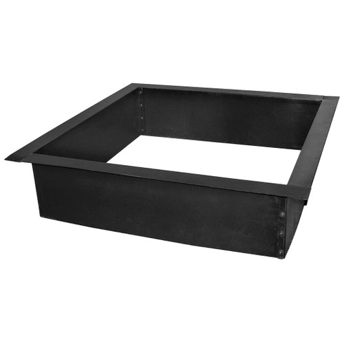 Heavy Gauge 36" Square Steel Fire Ring