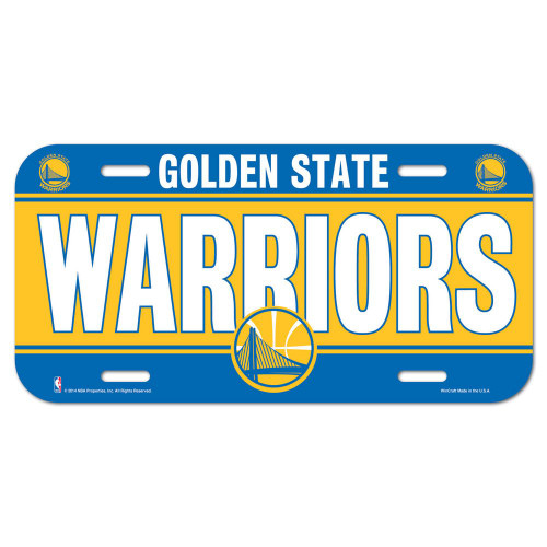 Golden State Warriors License Plate