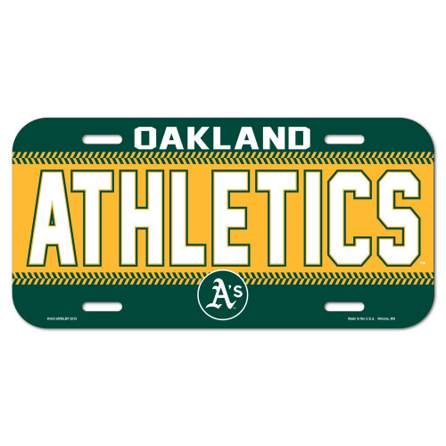 Oakland Athletics License Plate