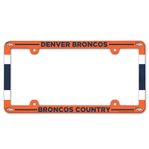 Denver Broncos Wincraft License Plate Frame