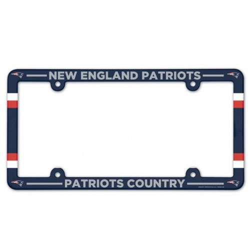 New England Patriots Wincraft License Plate Frame